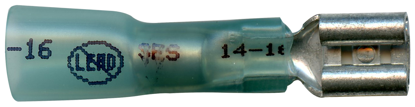 MasterLink&reg; Lead Free Ultra Seal & Solder Quick Slide Connectors - Female - 16-14 ga